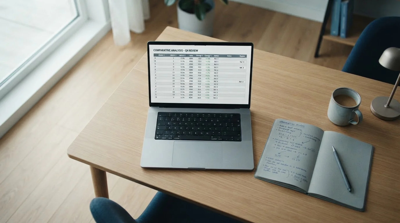 Vergleich von Online-Sportwetten-Anbietern auf einem Laptop-Bildschirm