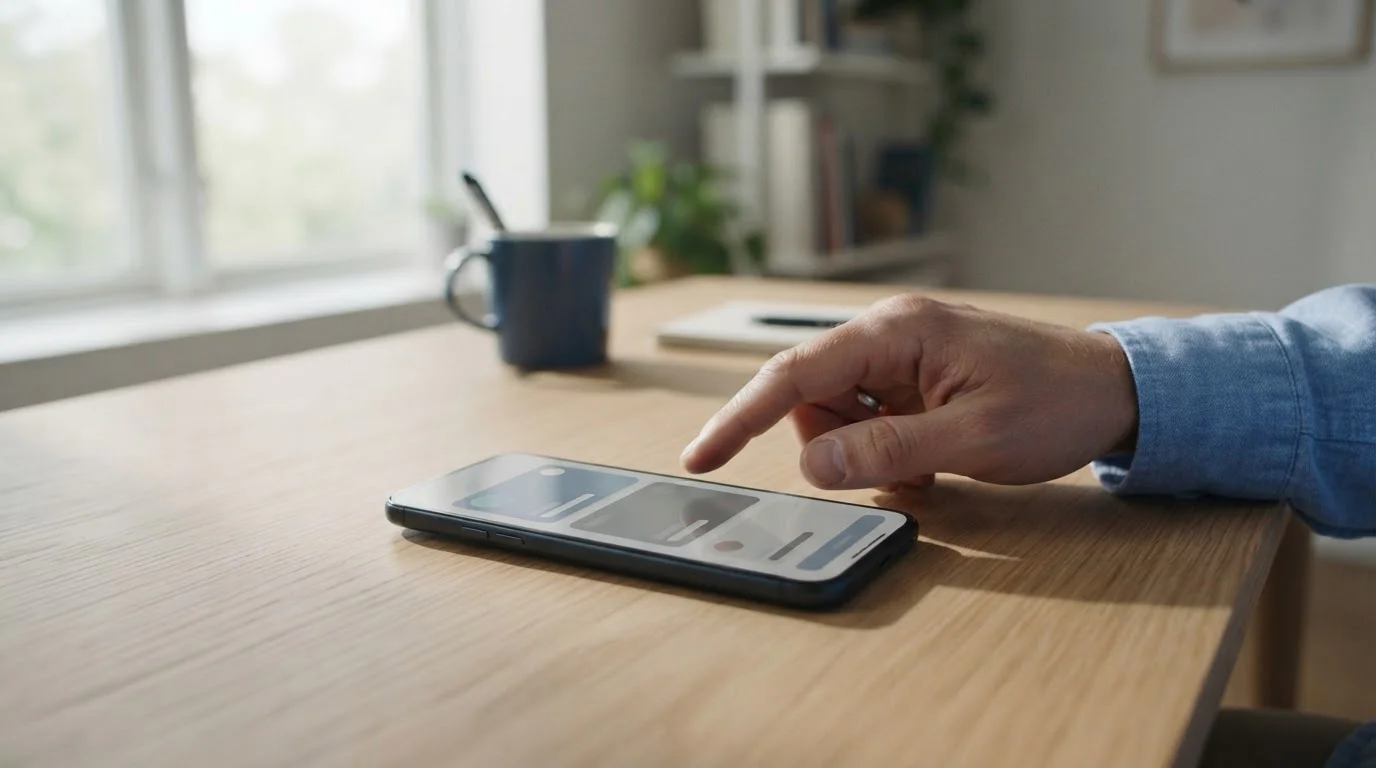 Smartphone mit verschiedenen digitalen Zahlungsmethoden in neutraler Darstellung