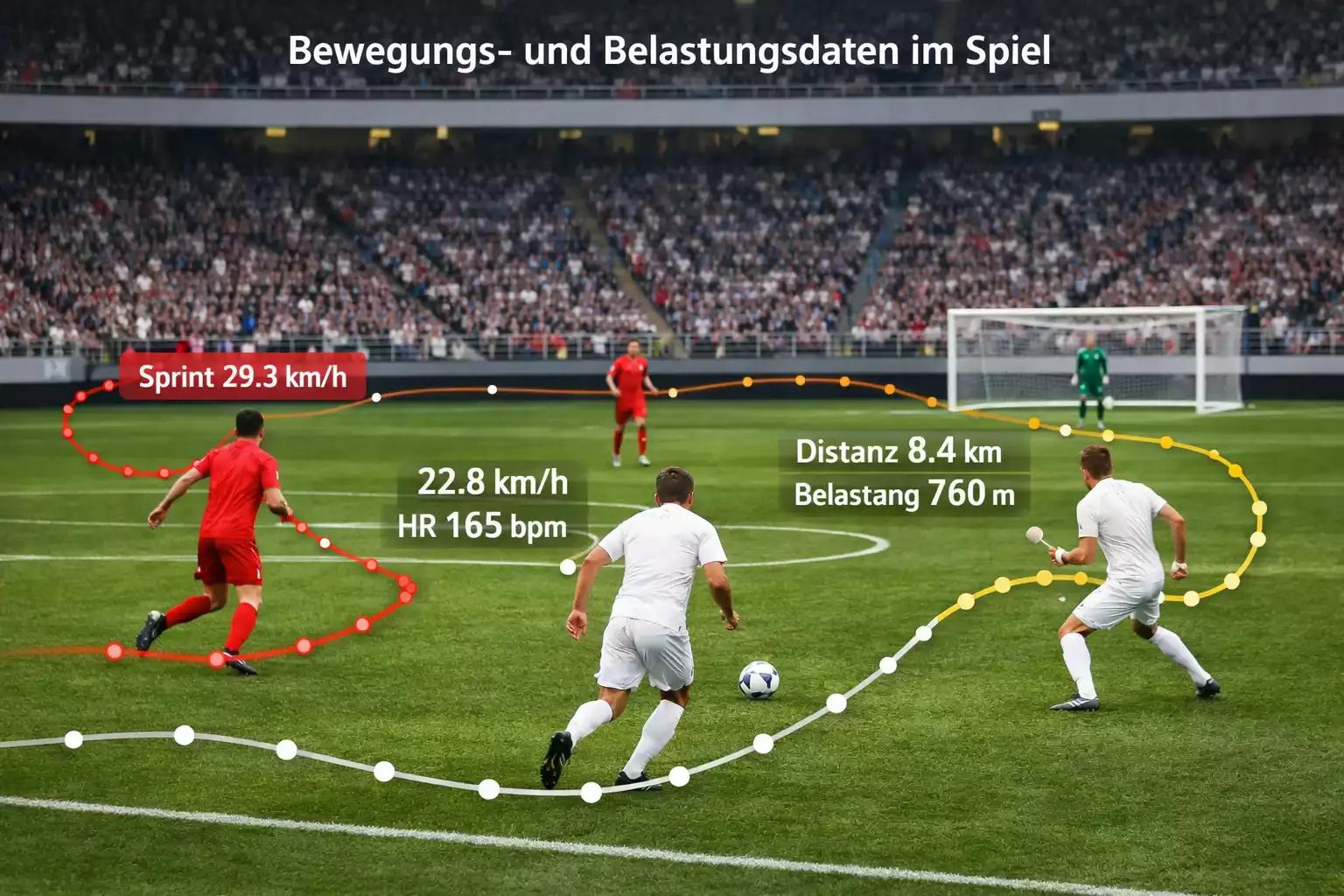 Moderne Tracking-Technologie erfasst Spielerdaten in Echtzeit